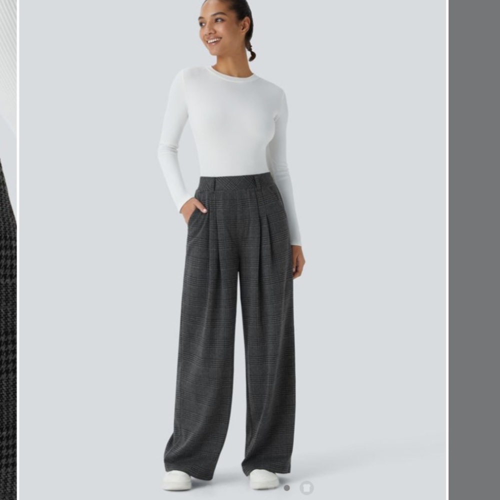 HALARA Grey houndstooth medium NWT